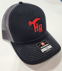 Hammer Trucker Fit Cap - Black and Grey - Hammer Rods