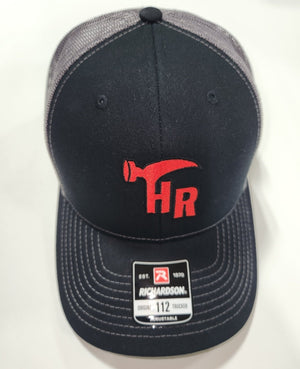 Hammer Trucker Fit Cap - Black and Grey - Hammer Rods