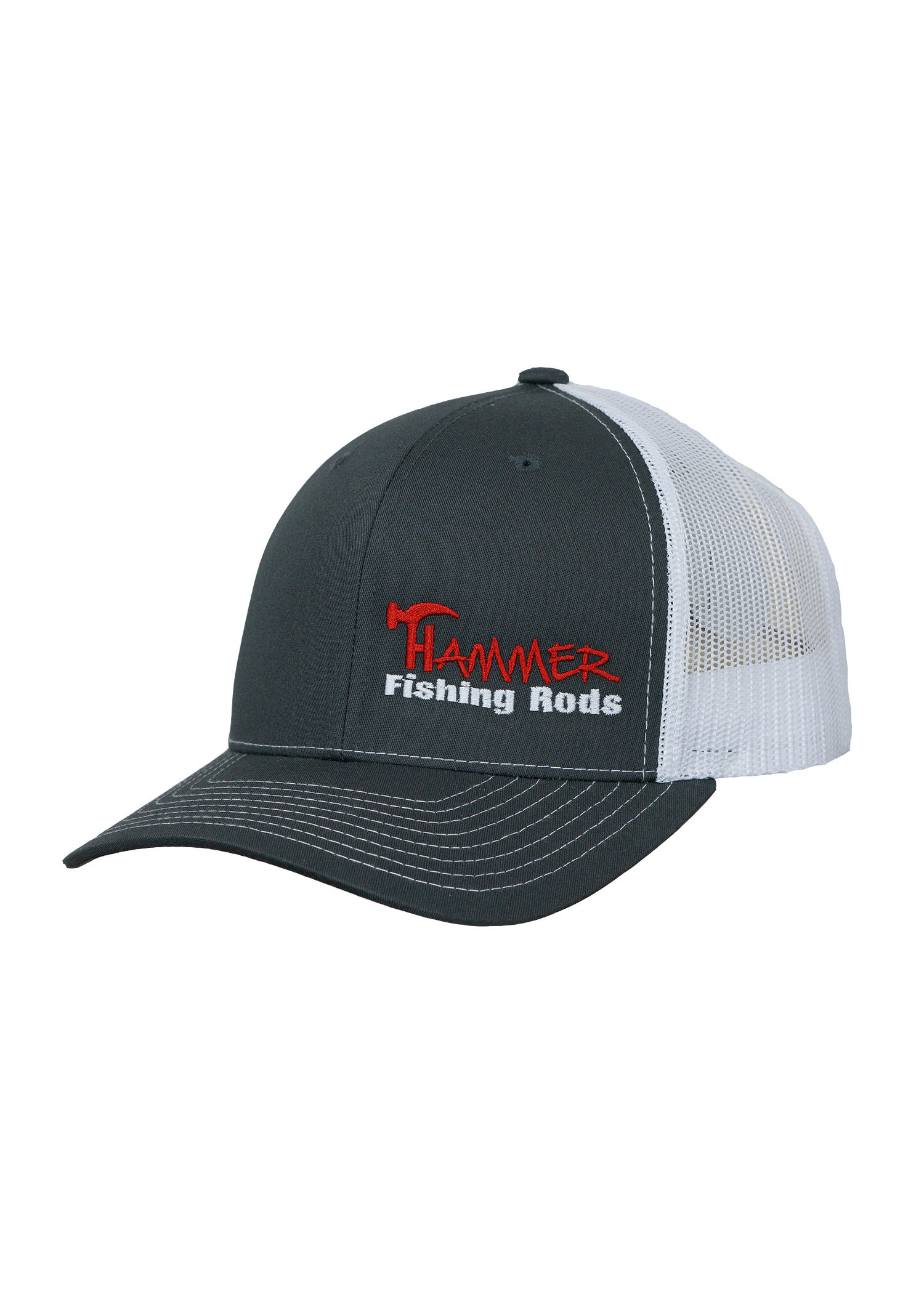 Hammer Trucker Fit Cap - Charcoal & White - Hammer Rods