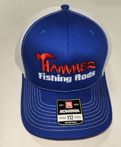 Hammer Trucker Fit Cap - Royal & Red - Hammer Rods