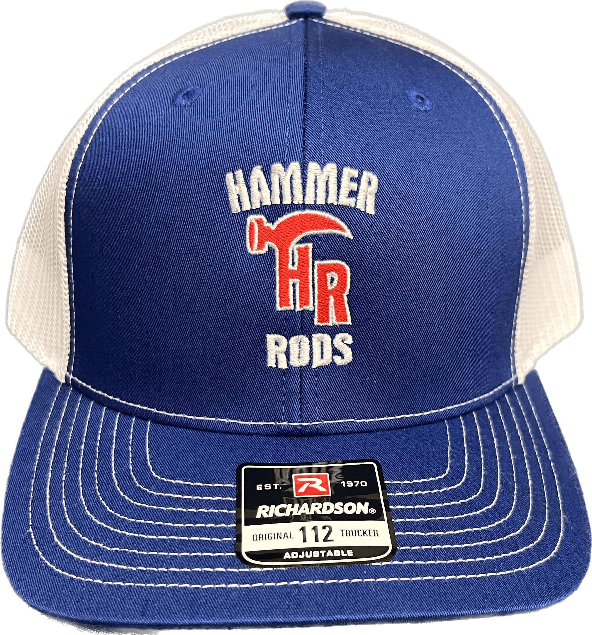 Richardson 112 | HR Logo Hat - Royal/White - Hammer Rods