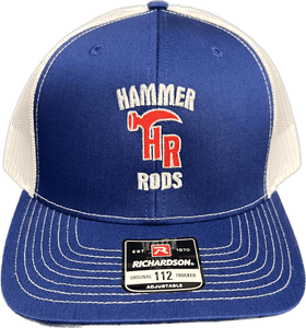 Richardson 112 | HR Logo Hat - Royal/White - Hammer Rods