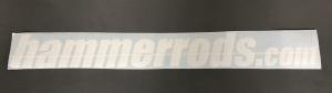 Thermal Decal 2.5" x 22" - Hammer Rods